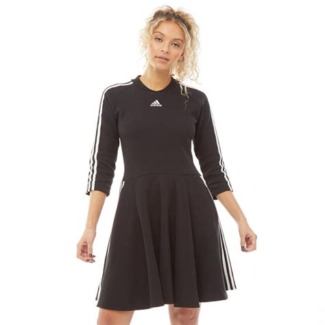 adidas jurk 3 stripes zwart dames|adidas Originals 3 STRIPES DRESS .